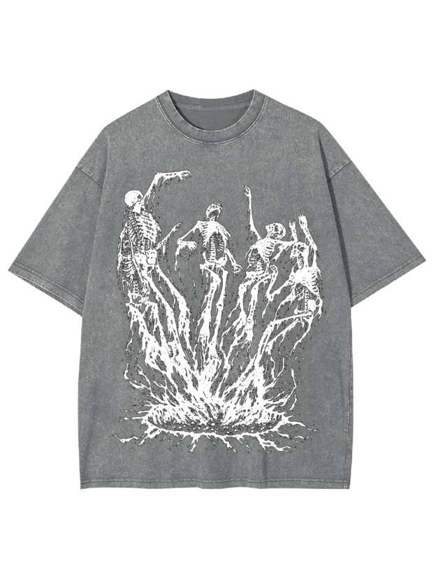 Rise from the Flames Washed Tshirt