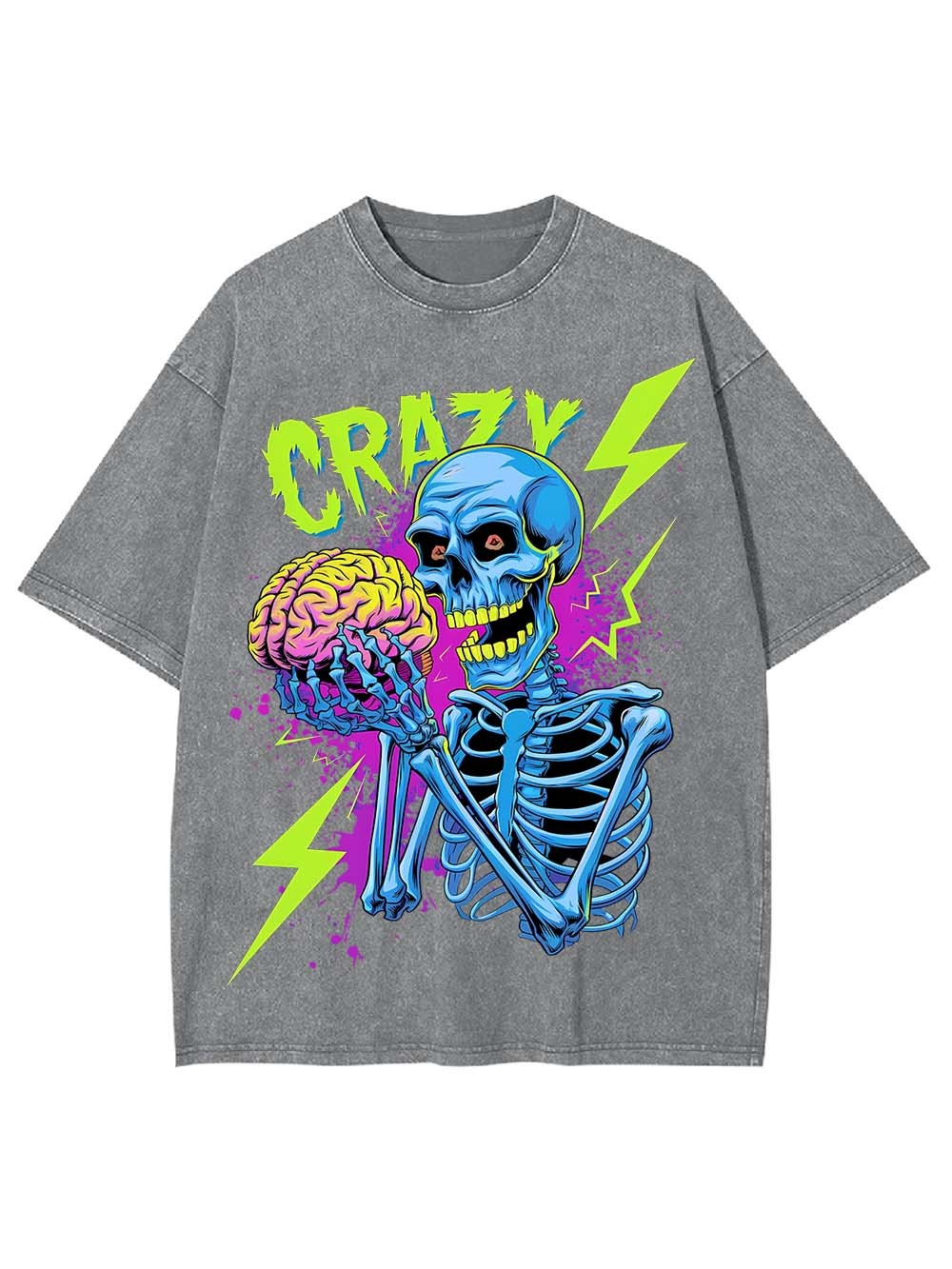 CRAZY MINDS UNLEASHED WASHED TSHIRT