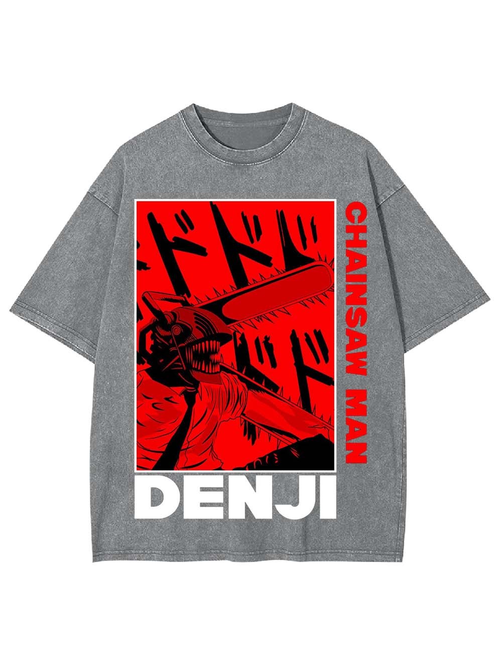 CHAINSAW MAN WASHED TSHIRT