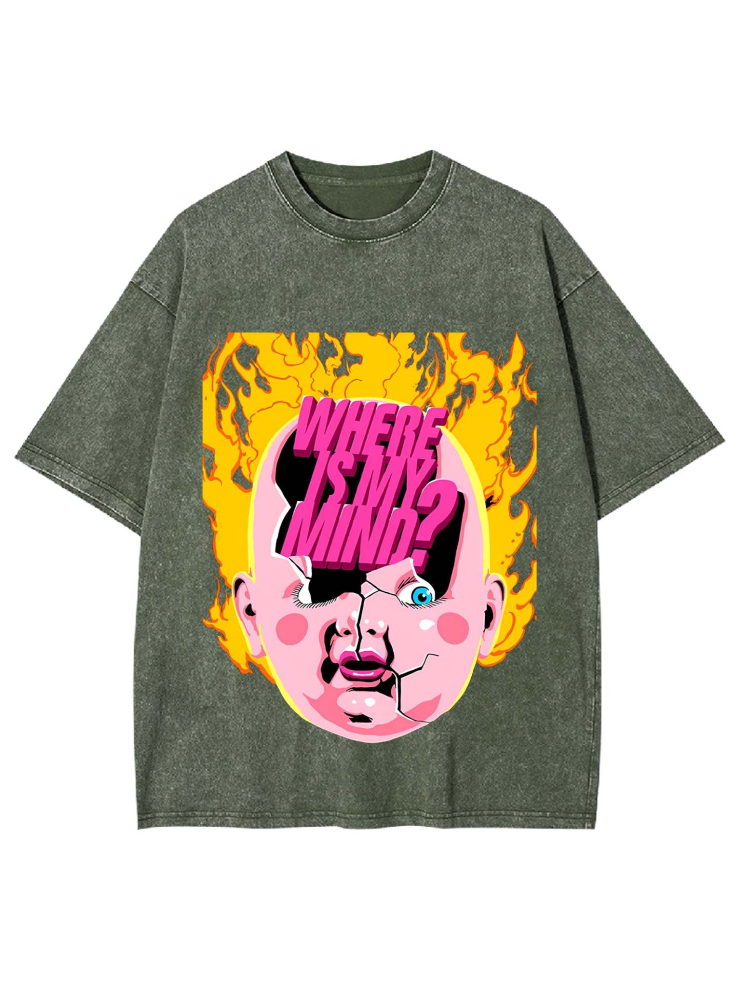 Where Is My Mind? Washed Tshirt