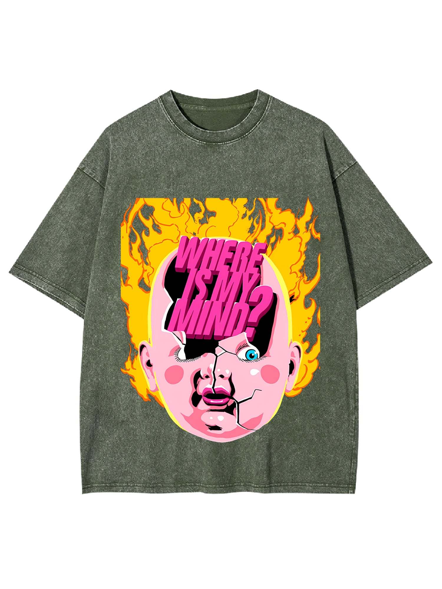 Where Is My Mind? Washed Tshirt