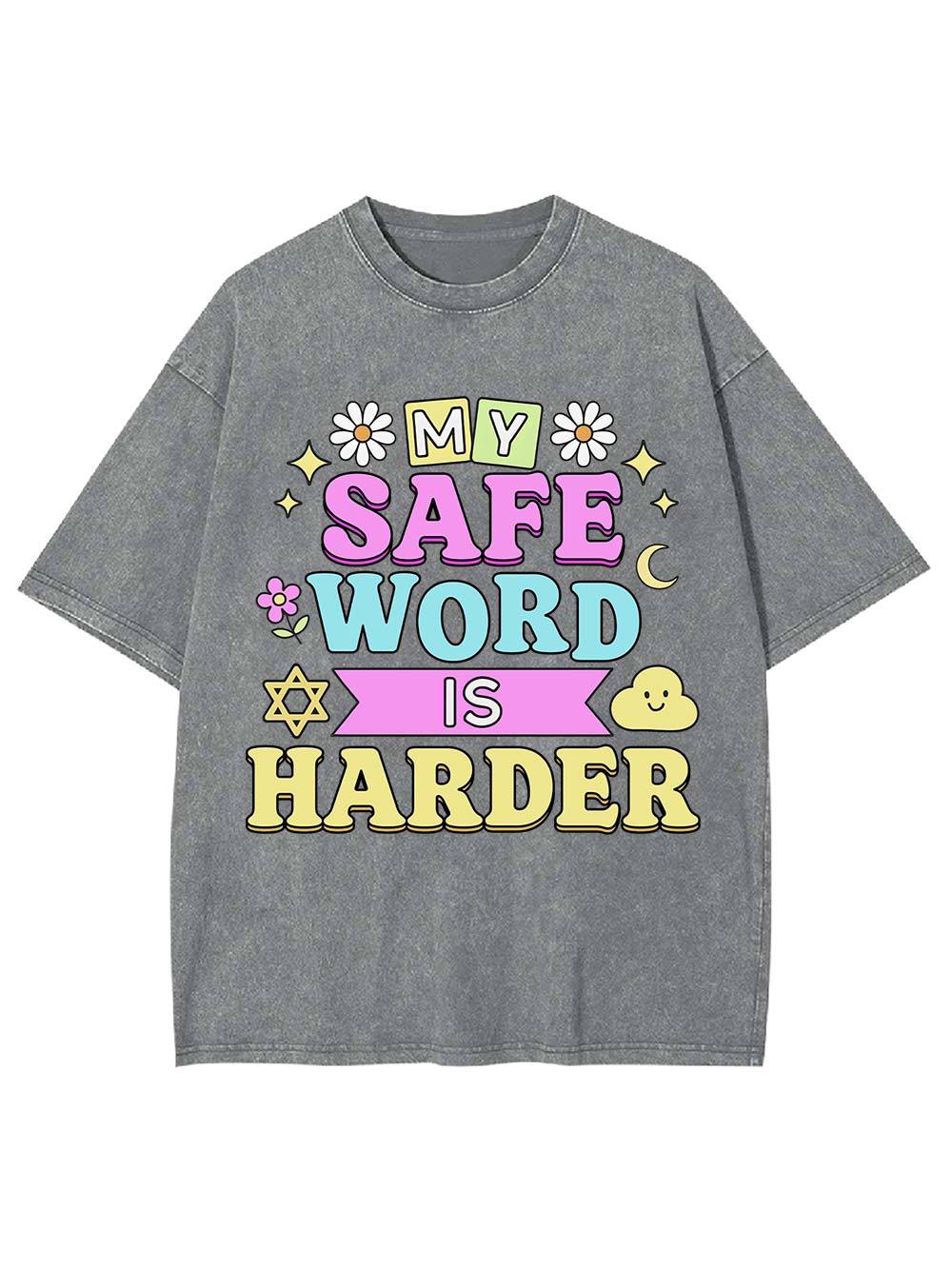 Safe Word Washed Tshirt
