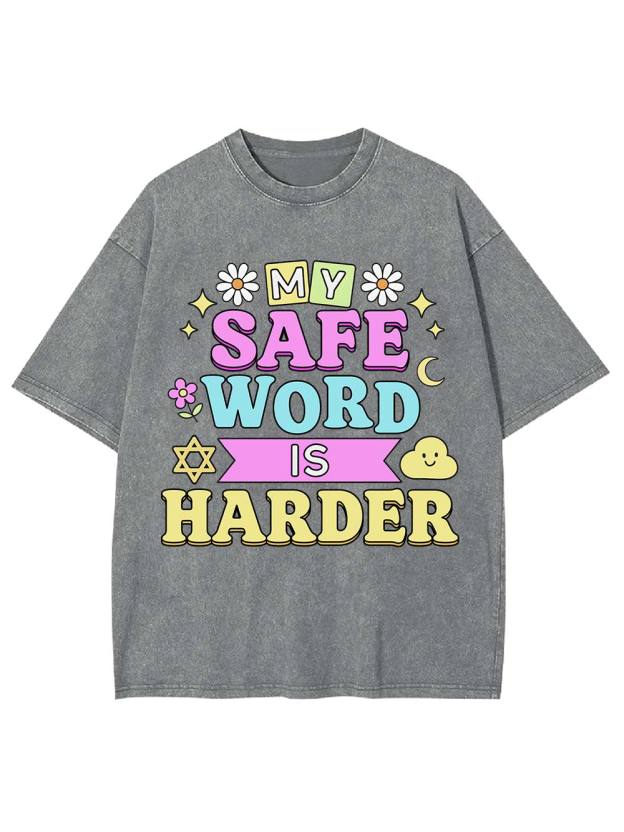 Safe Word Washed Tshirt