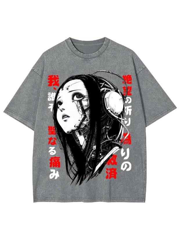 Cybernetic Despair Washed Tshirt