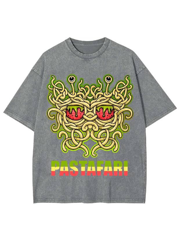 Pastafari Vibes Washed Tshirt
