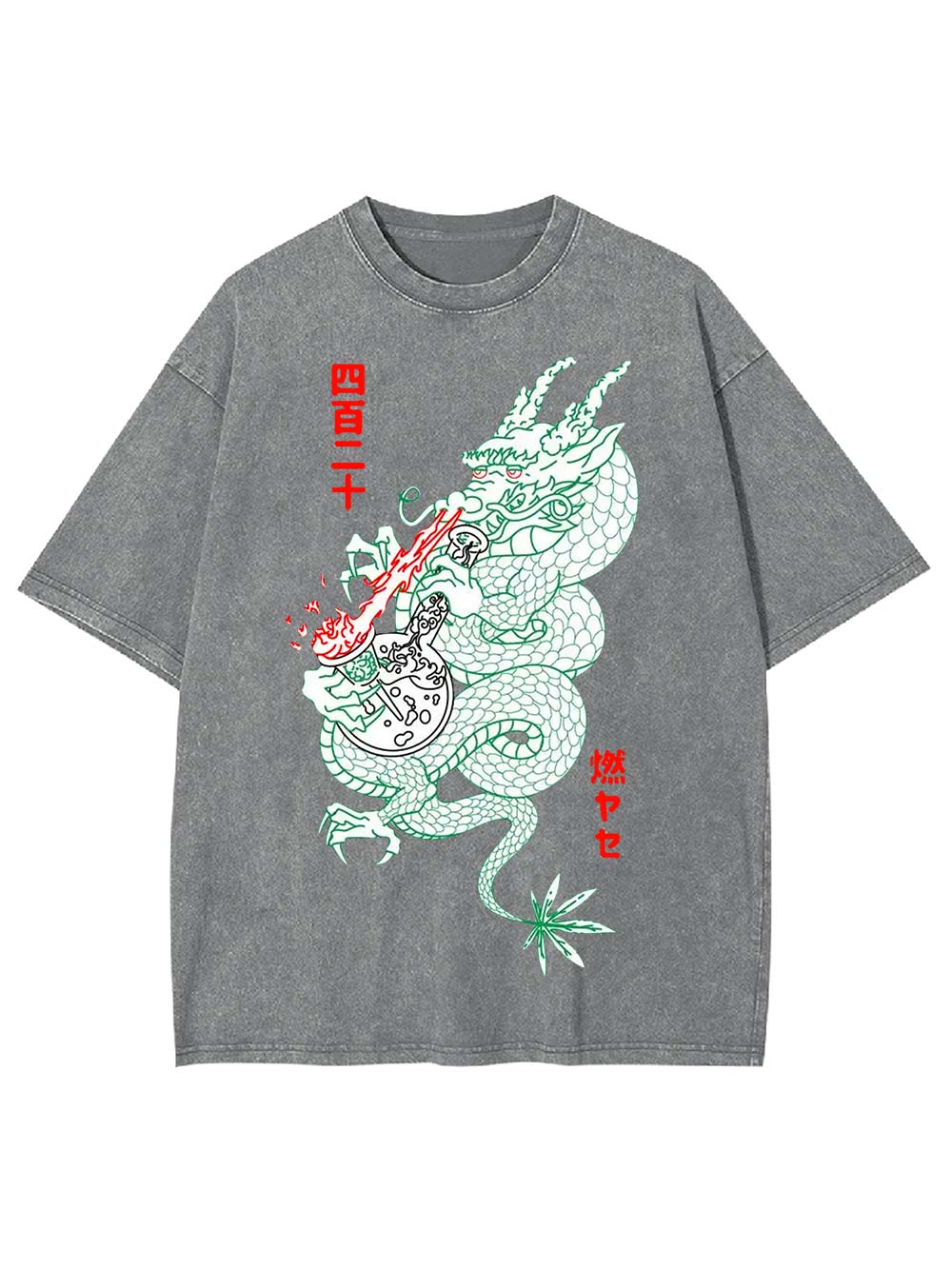 Dragon's Flame Washed Tshirt