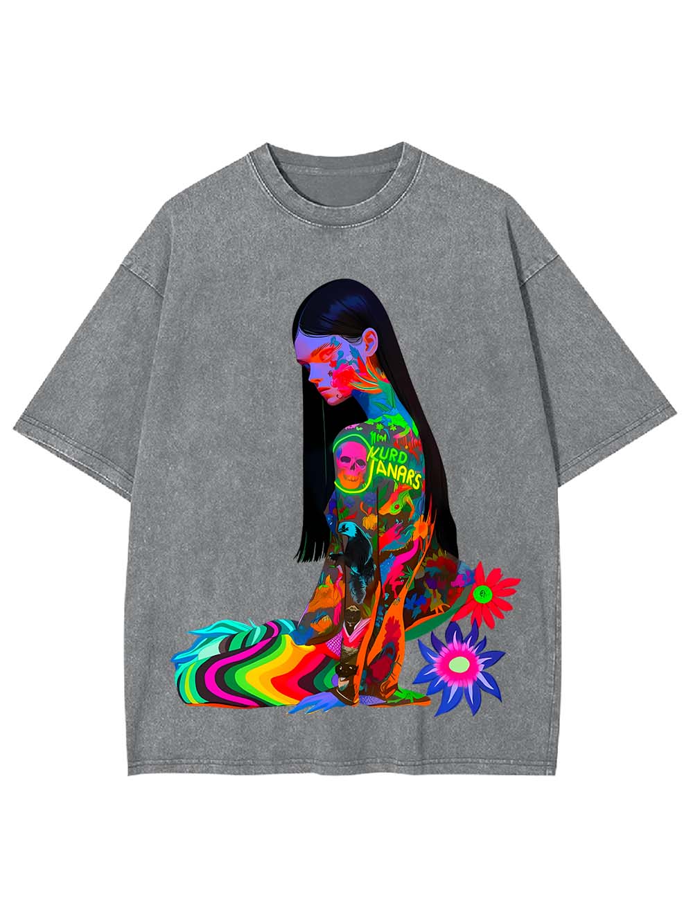 Vibrant Psyche Washed Tshirt