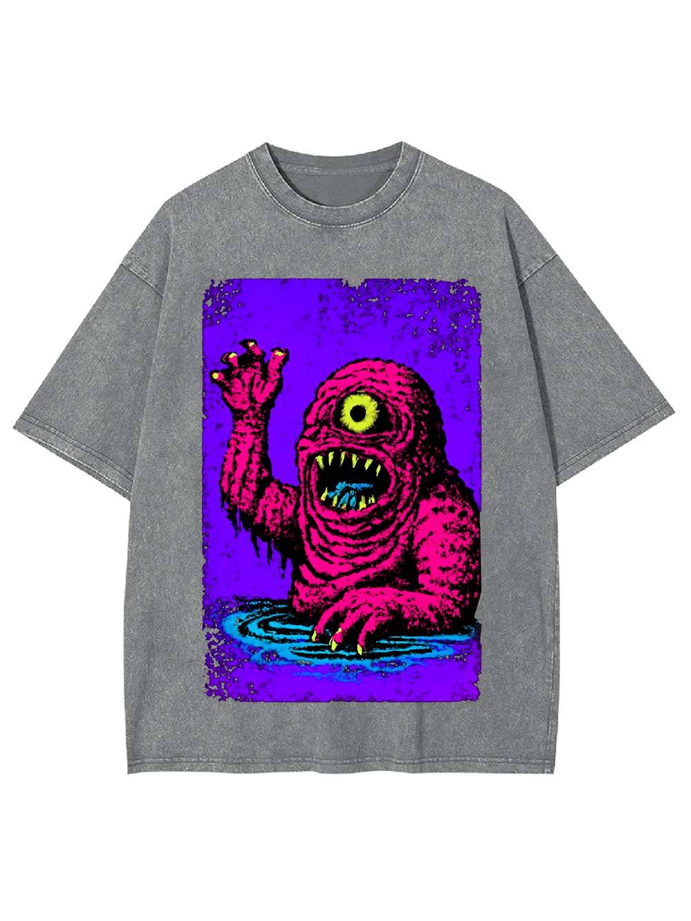 Cyclopean Terror Washed Tshirt
