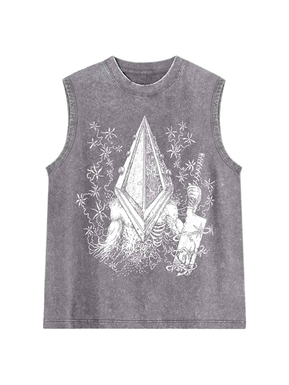 Pyramid Head Washed Tank Top