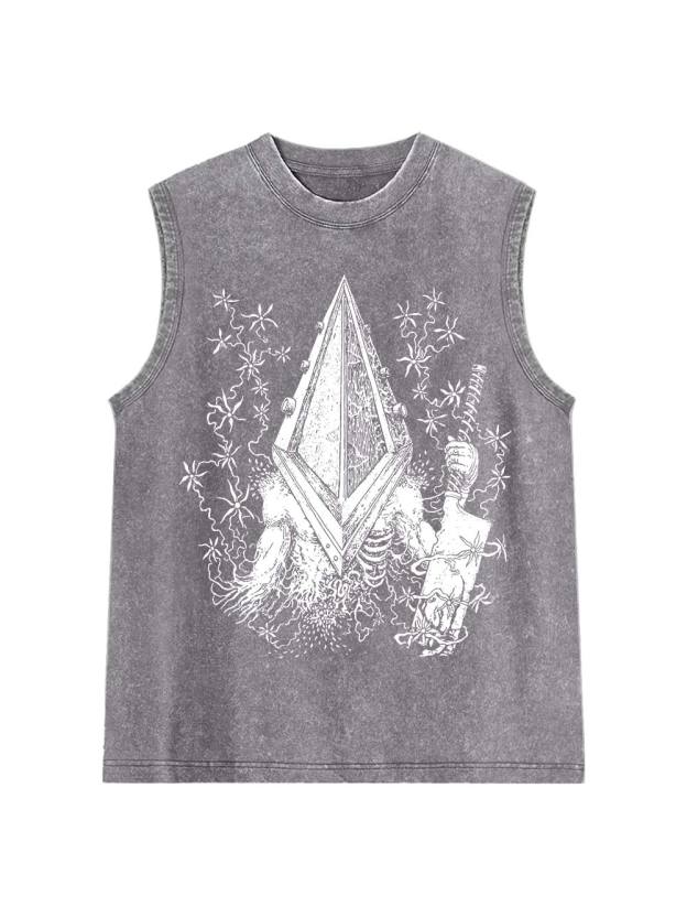 Pyramid Head Washed Tank Top