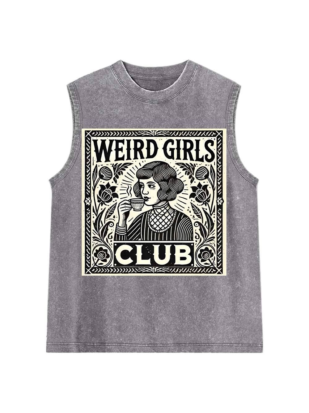 Weird Girls Club Washed Tank Top