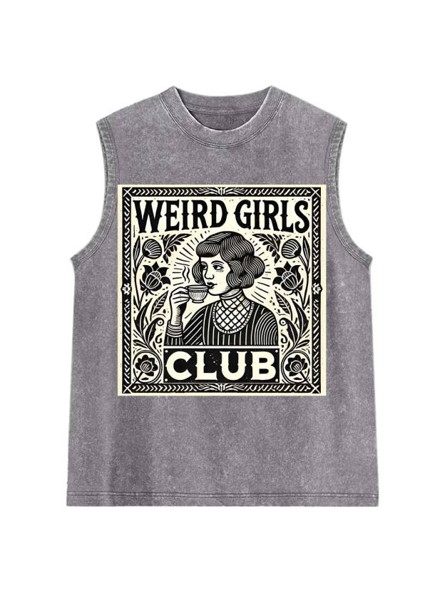 Weird Girls Club Washed Tank Top