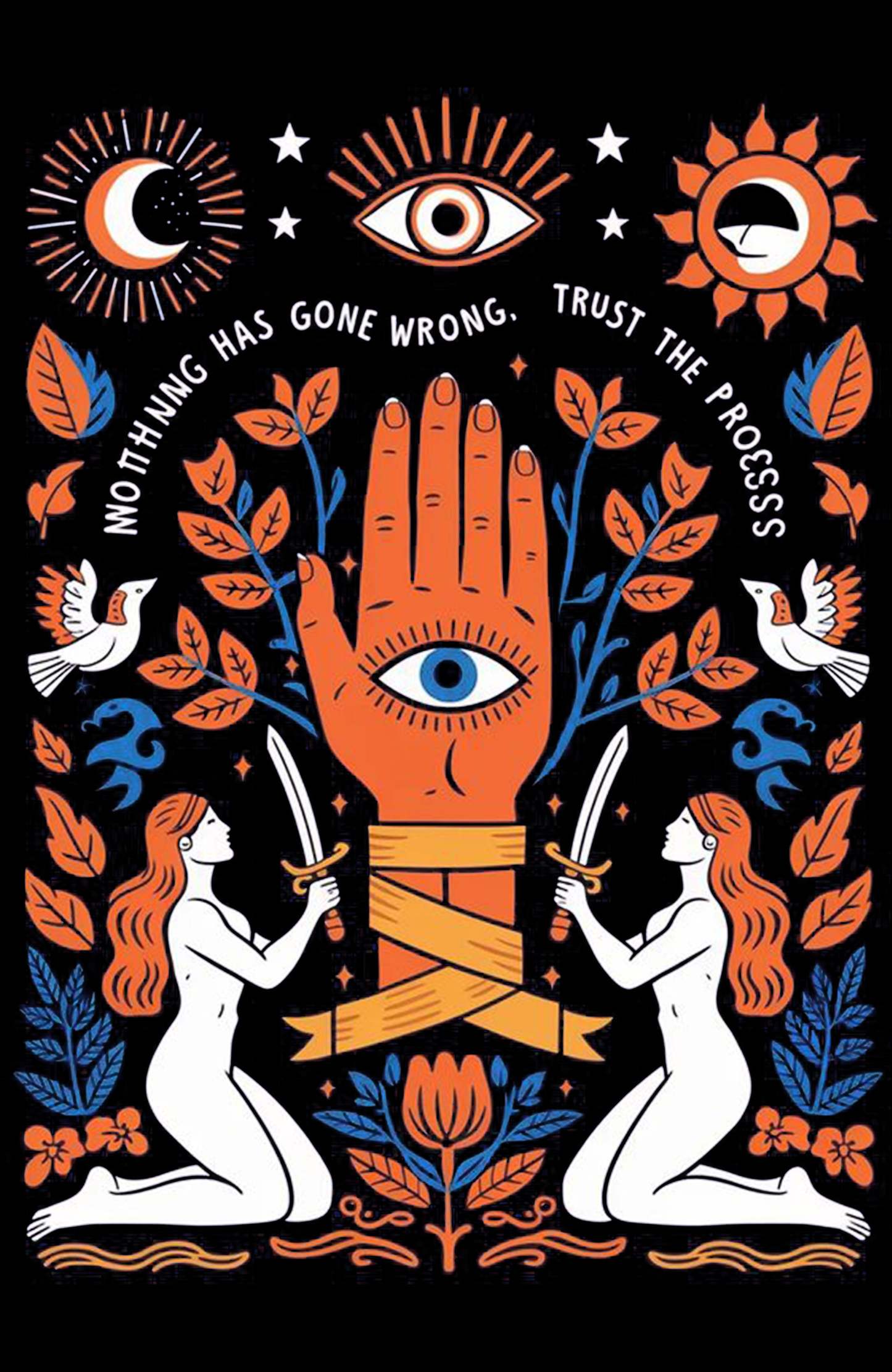 Nothing Has Come Wrong, Trust The Process Washed Tshirt