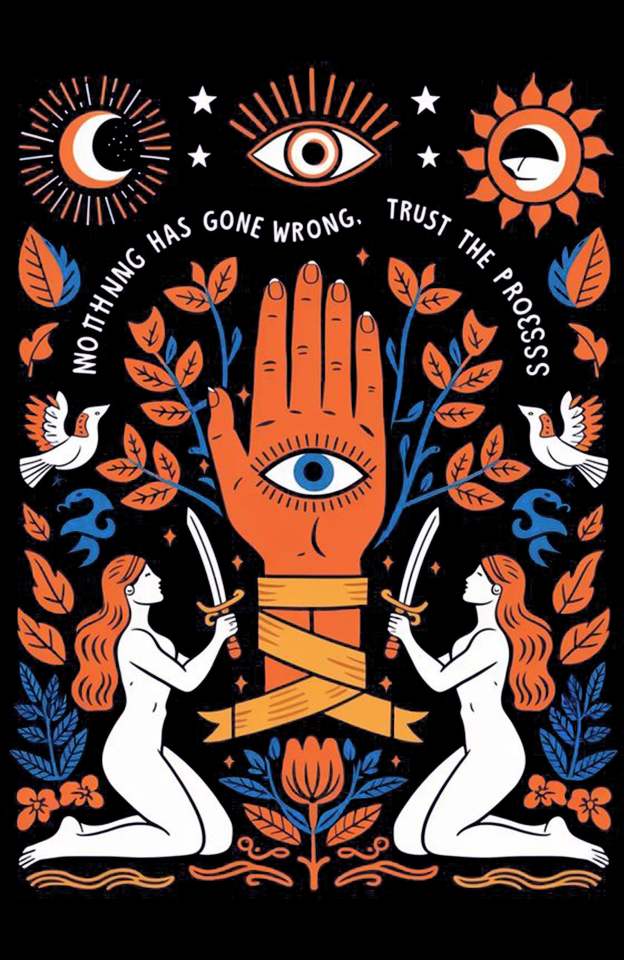 Nothing Has Come Wrong, Trust The Process Washed Tshirt