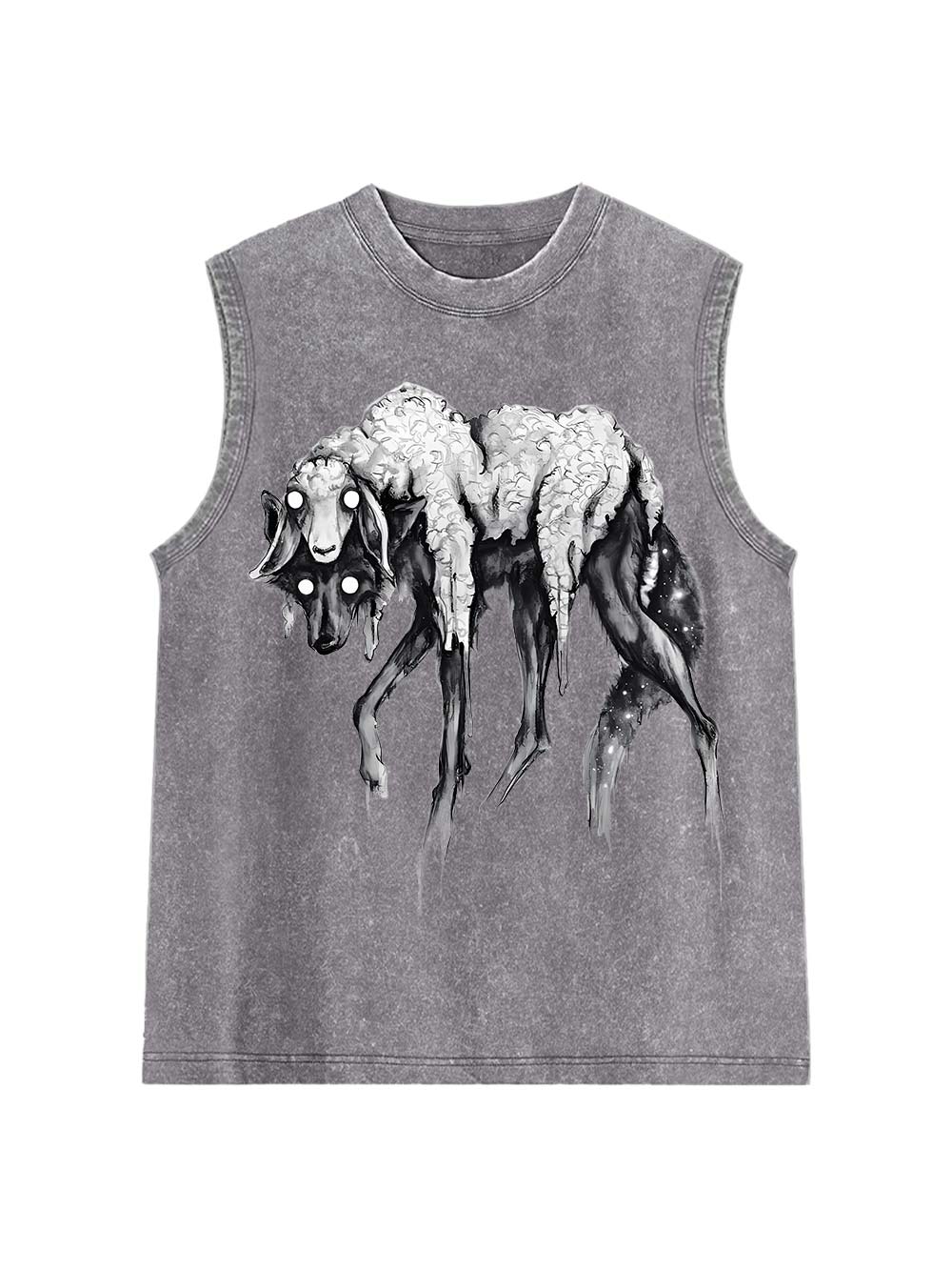 Among Sheep Washed Tank Top