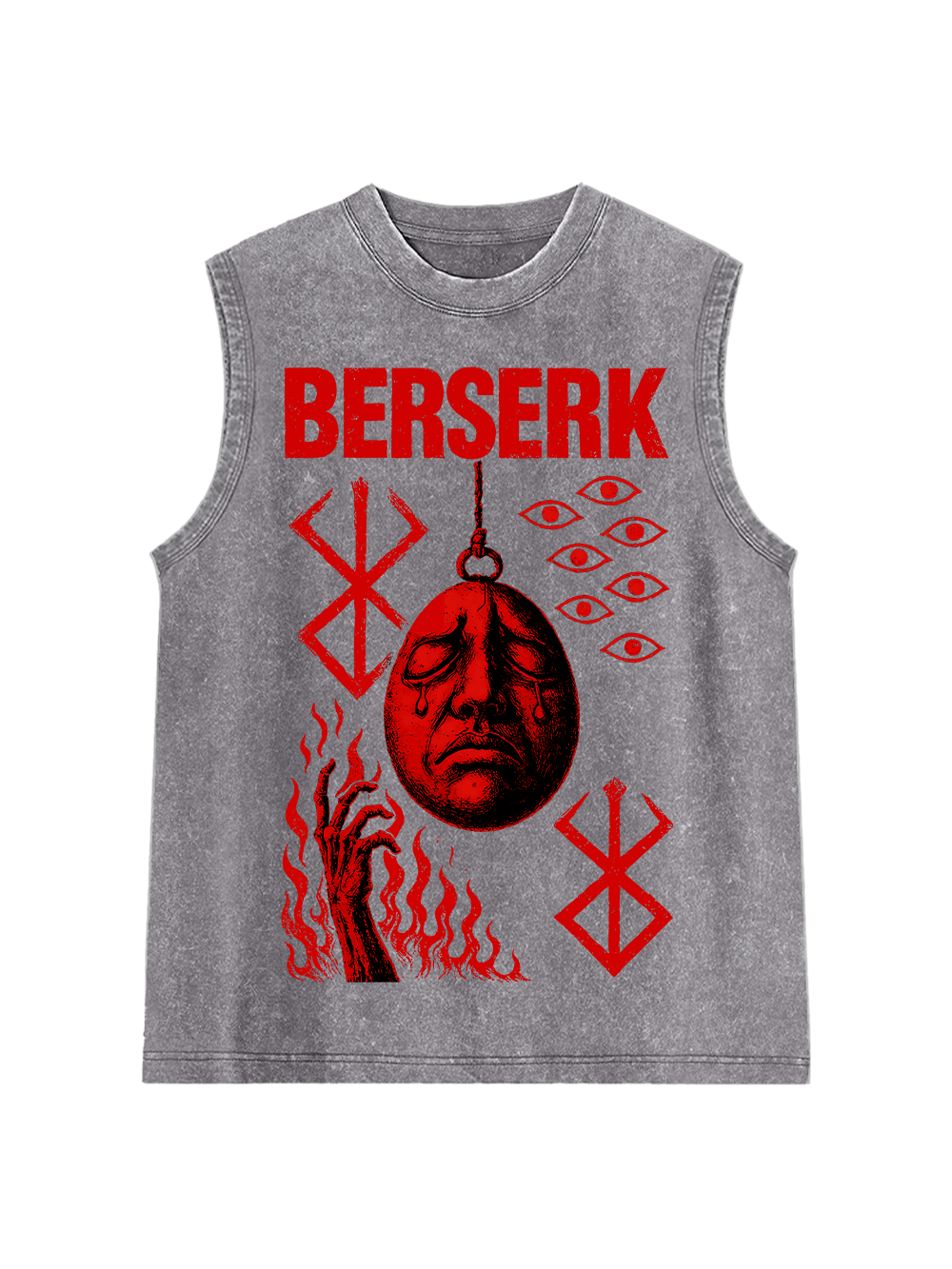 Berserk Washed Tank Top