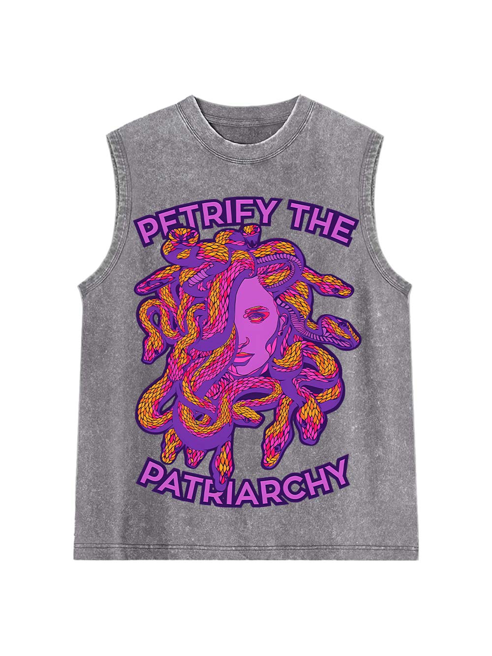 Petrify The Patriarchy  Washed Tank Top