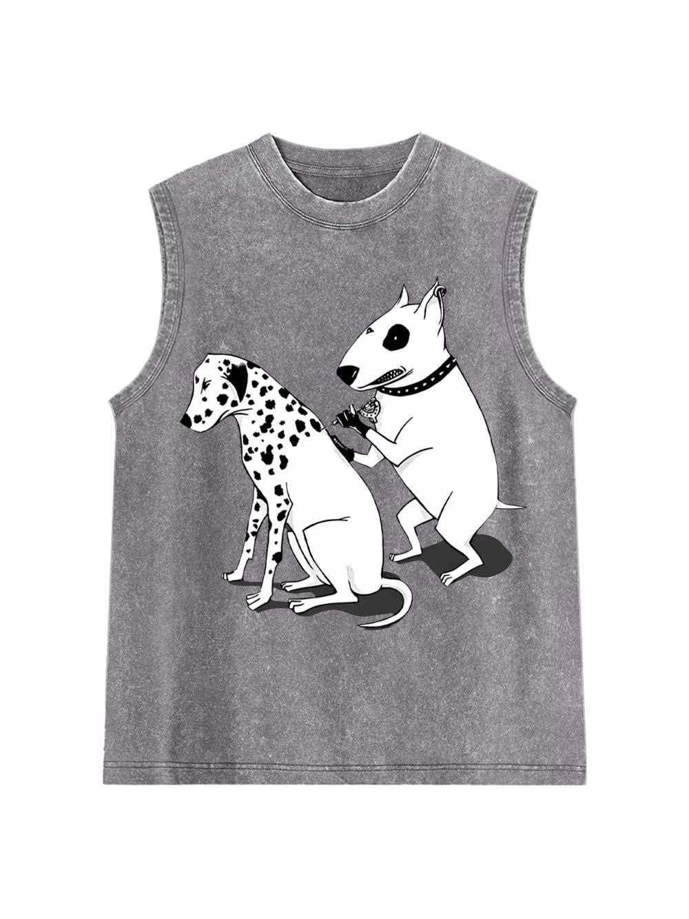Dog Gossip Washed Tank Top