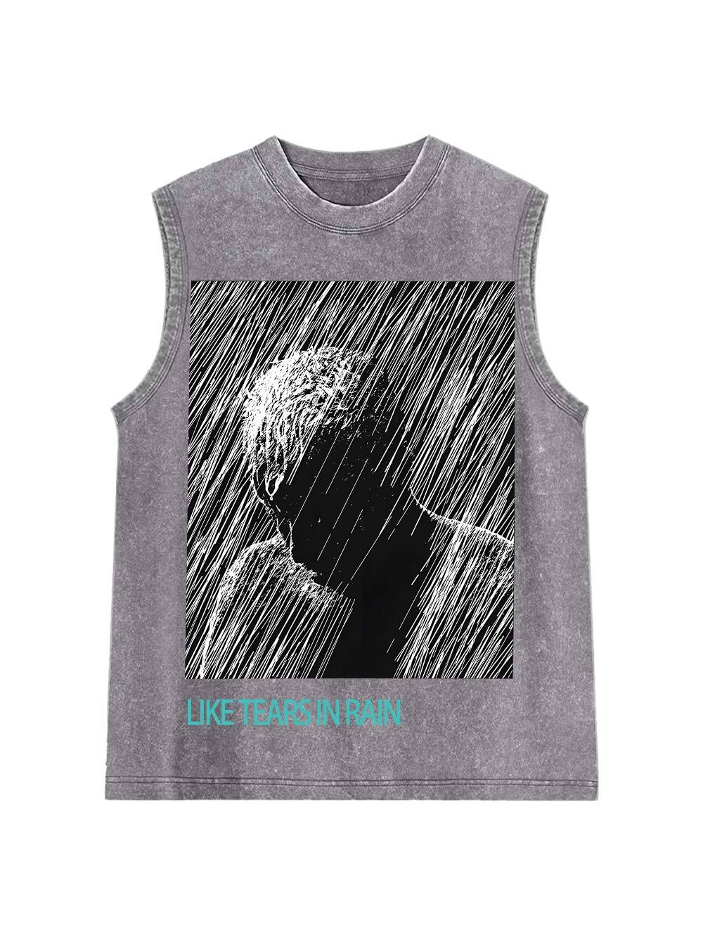 Like Tears In Rain Washed Tank Top