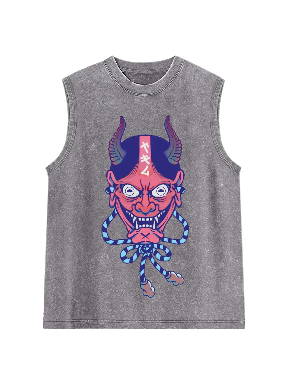 HANNYA MASK Washed Tank Top