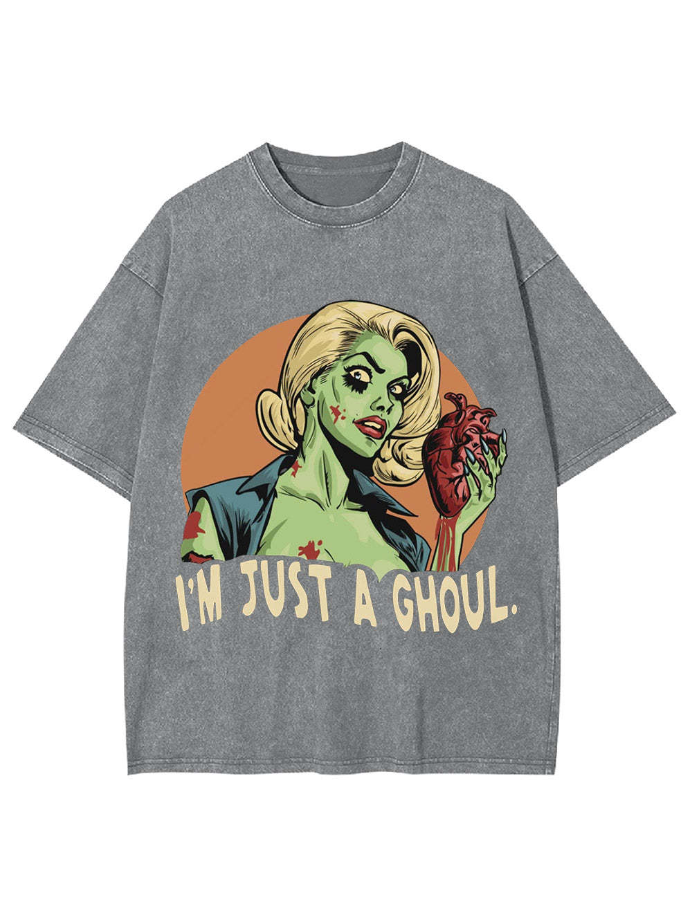 I'm Just A Ghoul Washed Tshirt