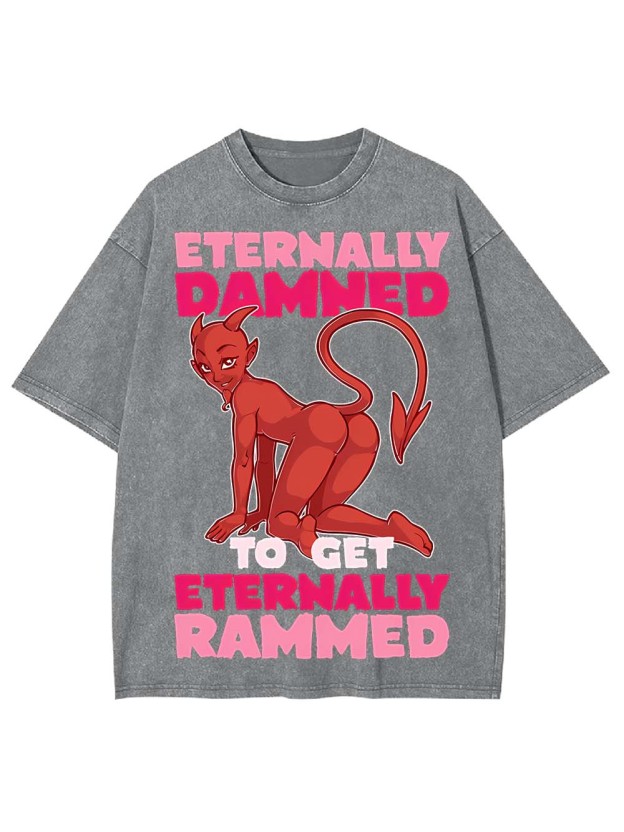Eternally Damned Washed Tshirt