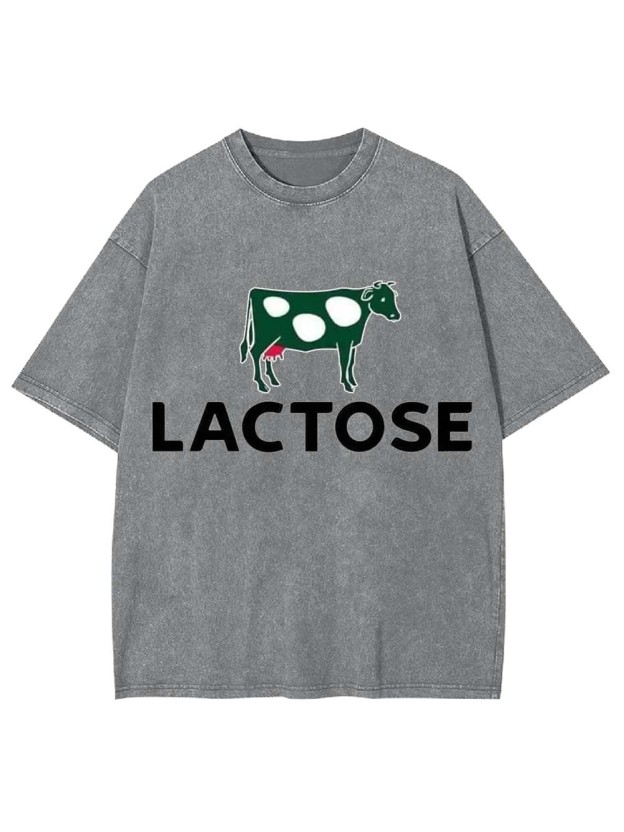 LACTOSE WASHED TSHIRT