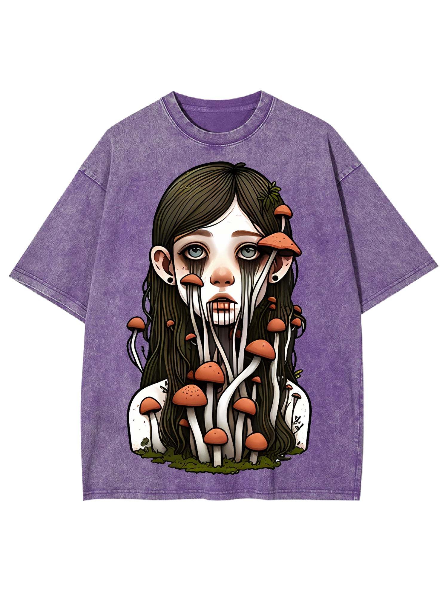 Mushroom Girl Washed Tshirt