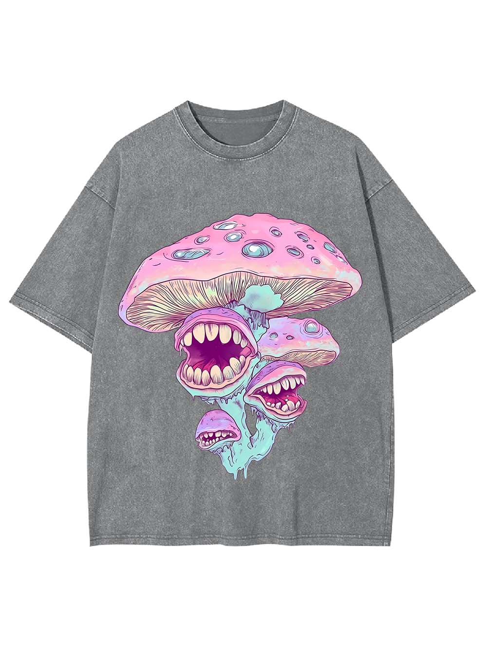 Monster Mushrooms Washed Tshirt