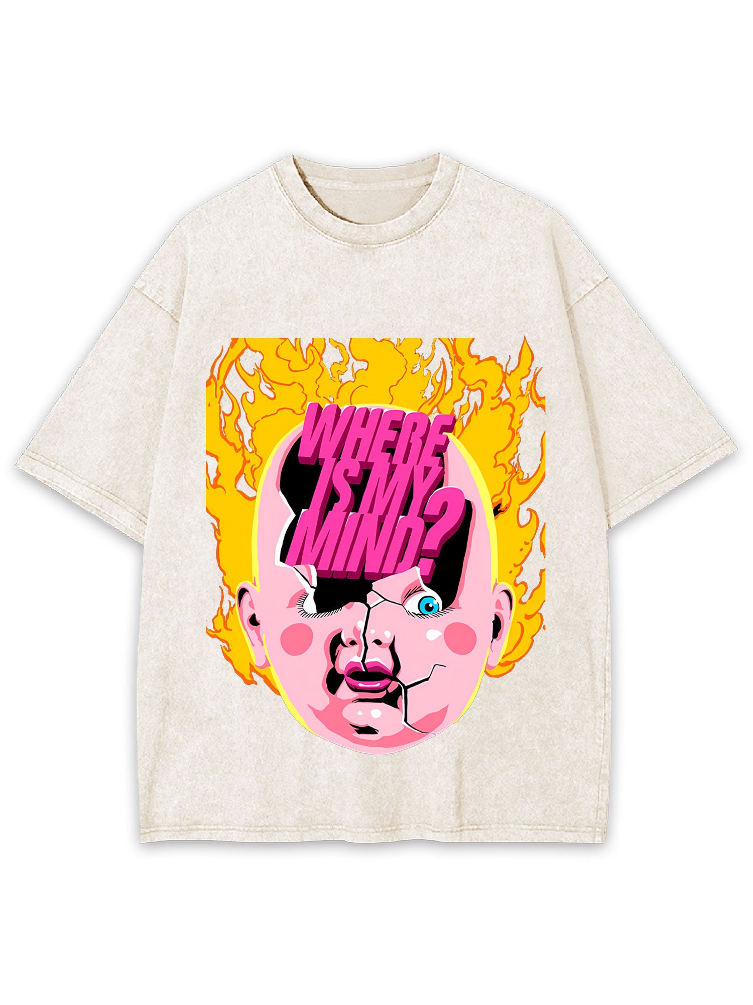 Where Is My Mind? Washed Tshirt