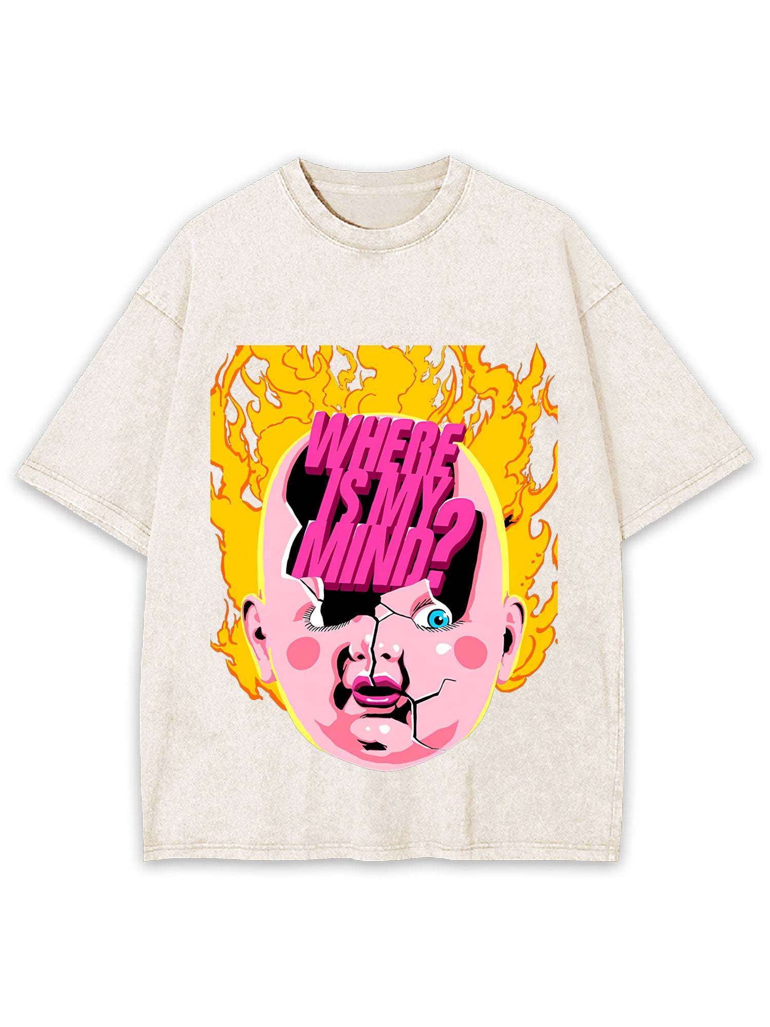 Where Is My Mind? Washed Tshirt