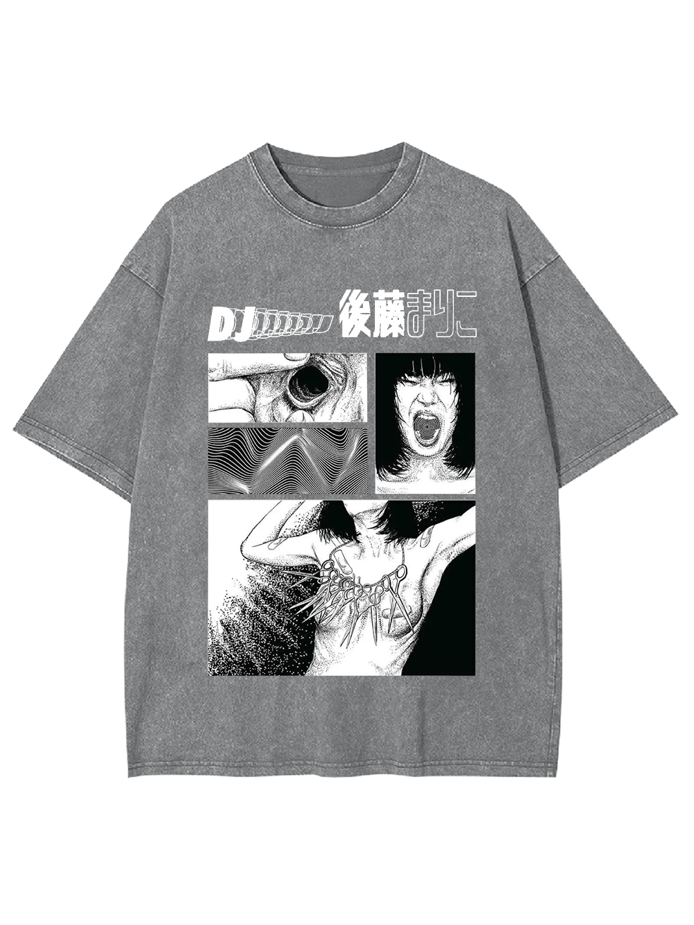DJ of Distorted Realities Washed Tshirt