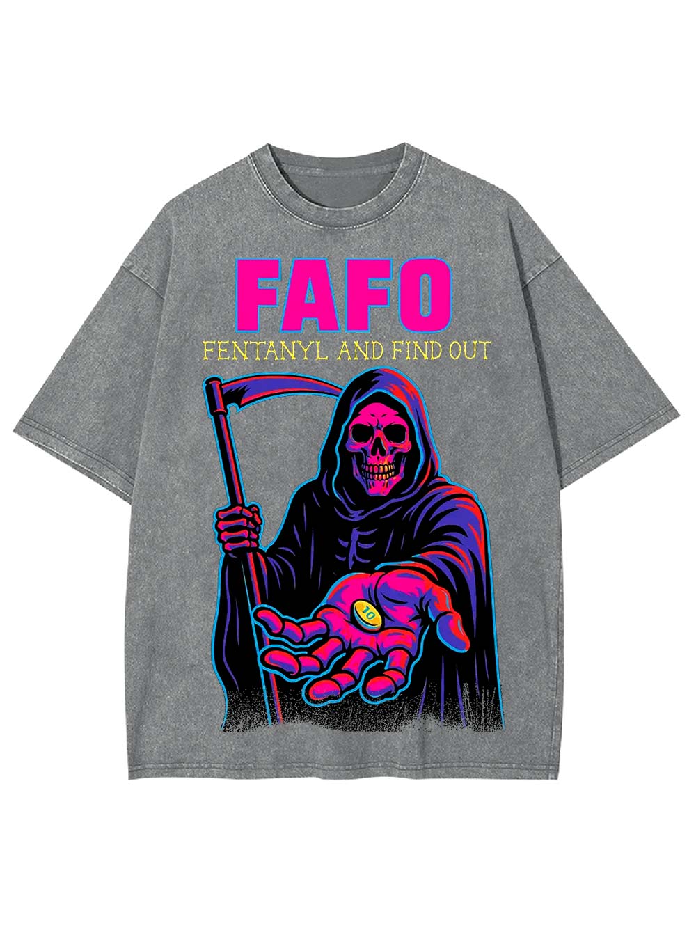 FAFO: Fentanyl And Find Out Washed Tshirt