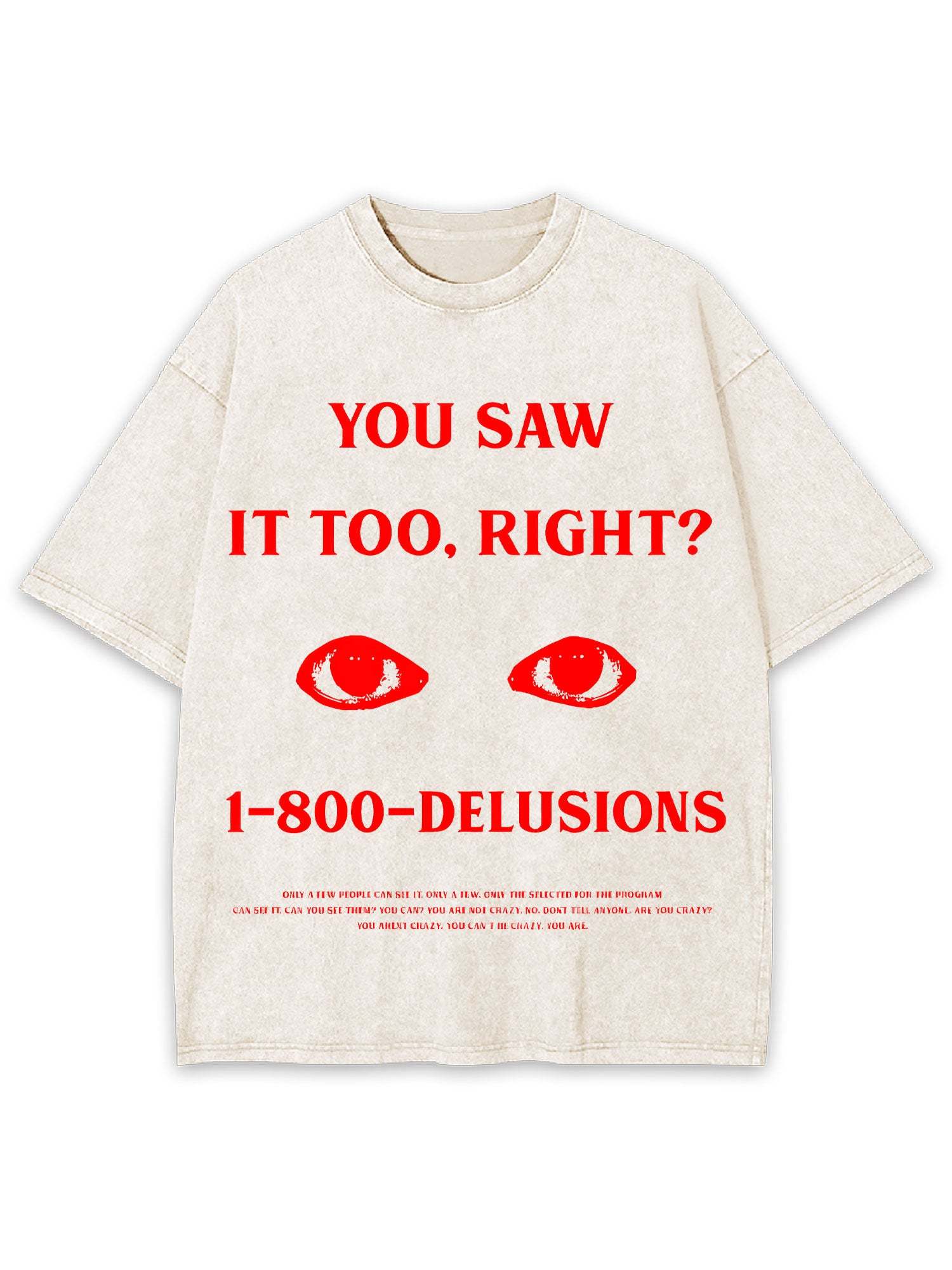 Seeing Is Believing Washed Tshirt