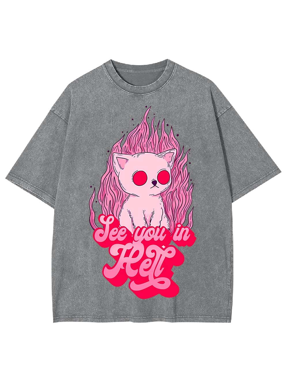 SEE YOU IN HELL WASHED TSHIRT