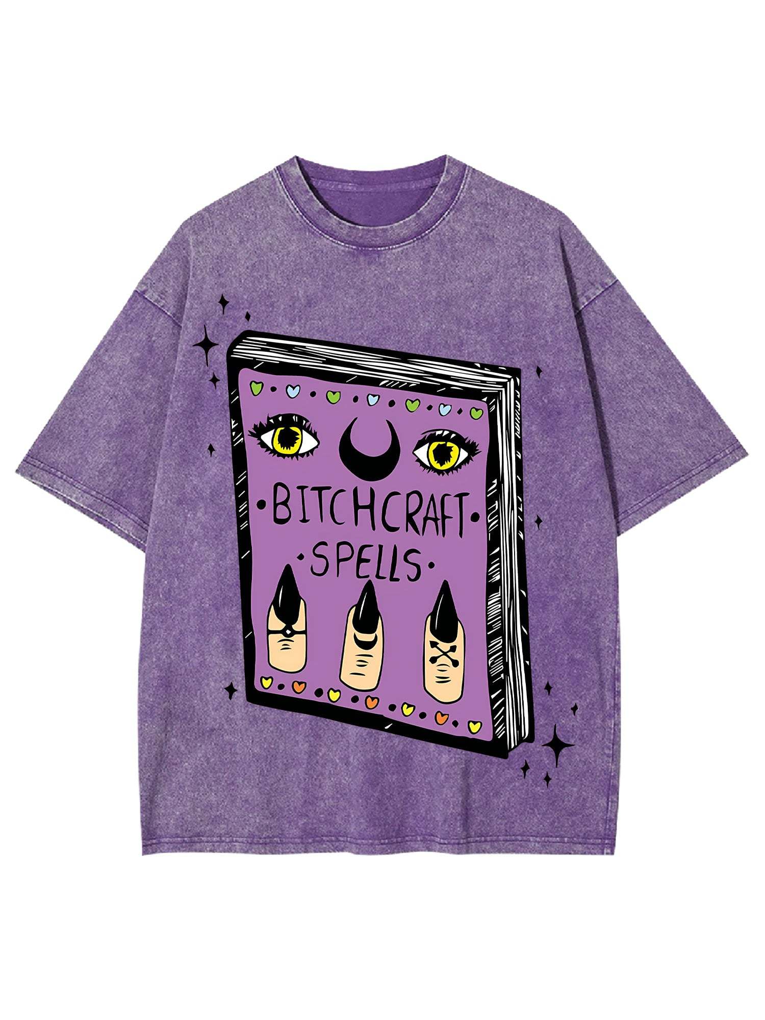 Bitchcraft Spells Washed Tshirt