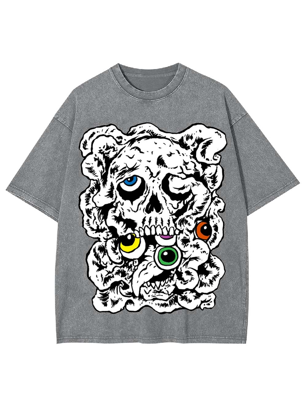 CHAOTIC SKULL WASHED TSHIRT