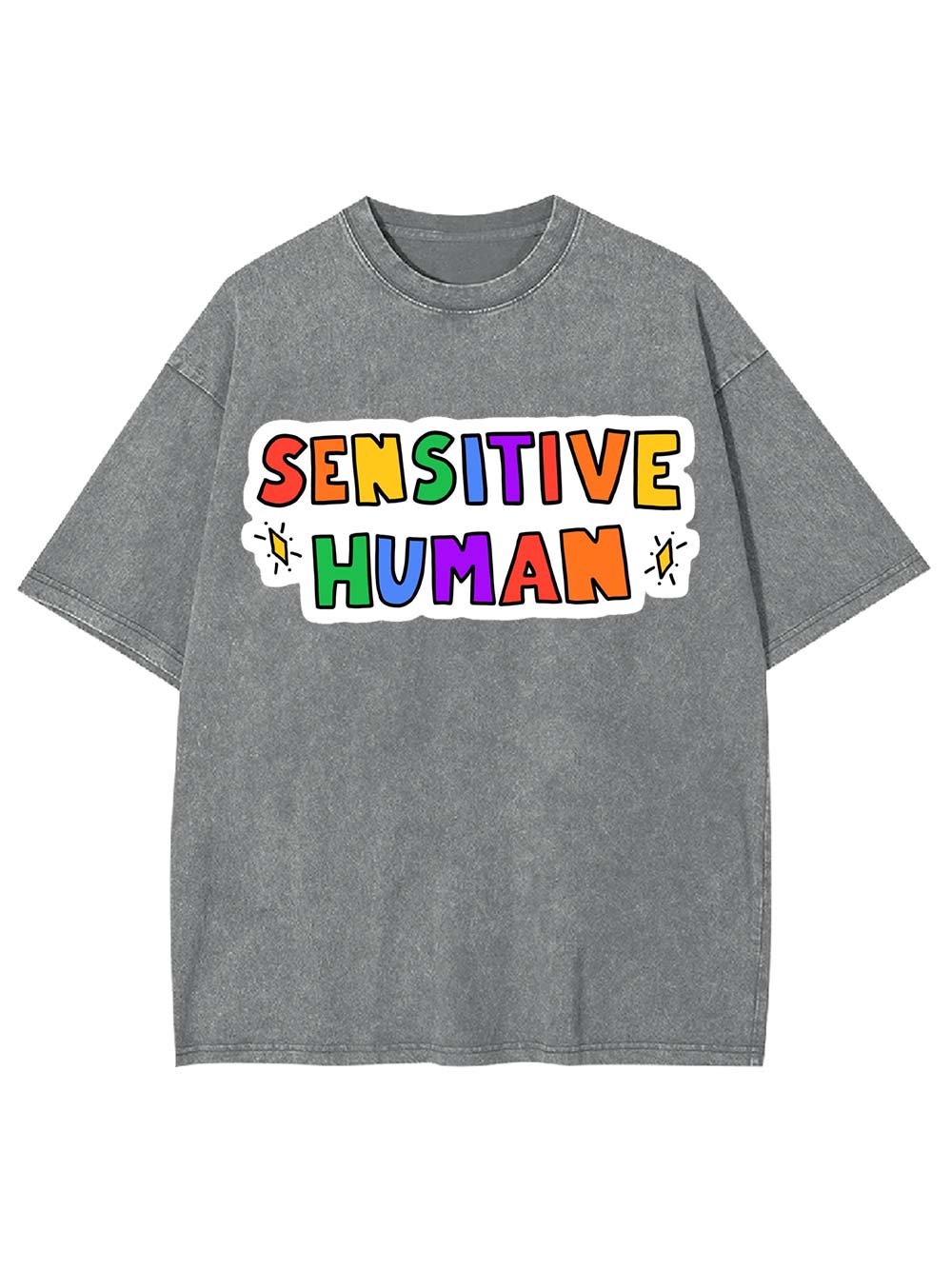 Sensitive Human Washed Tshirt