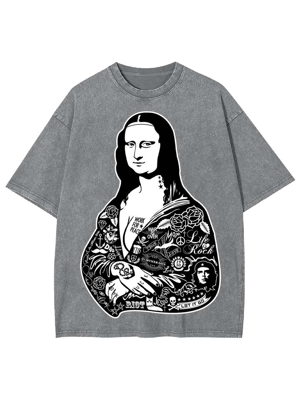 Peace and Faith Washed Tshirt