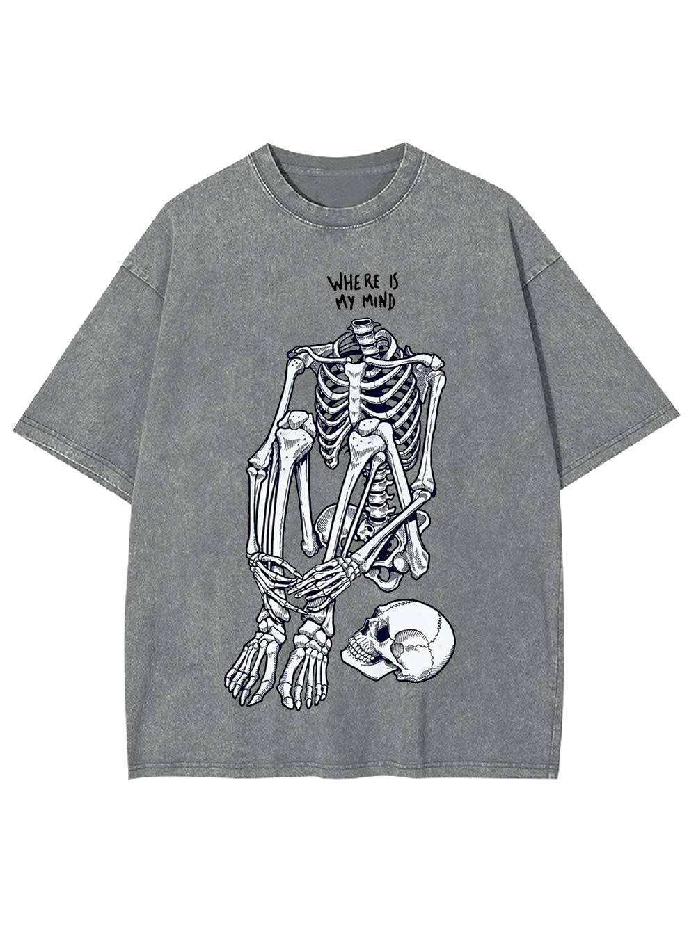 Where Is My Mind Washed Tshirt