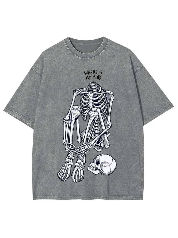 Where Is My Mind Washed Tshirt
