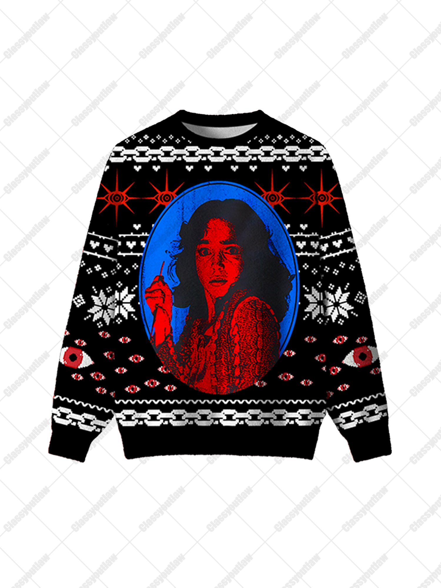 Eye of Suspiria UGLY CHRISTMAS SWEATSHIRT