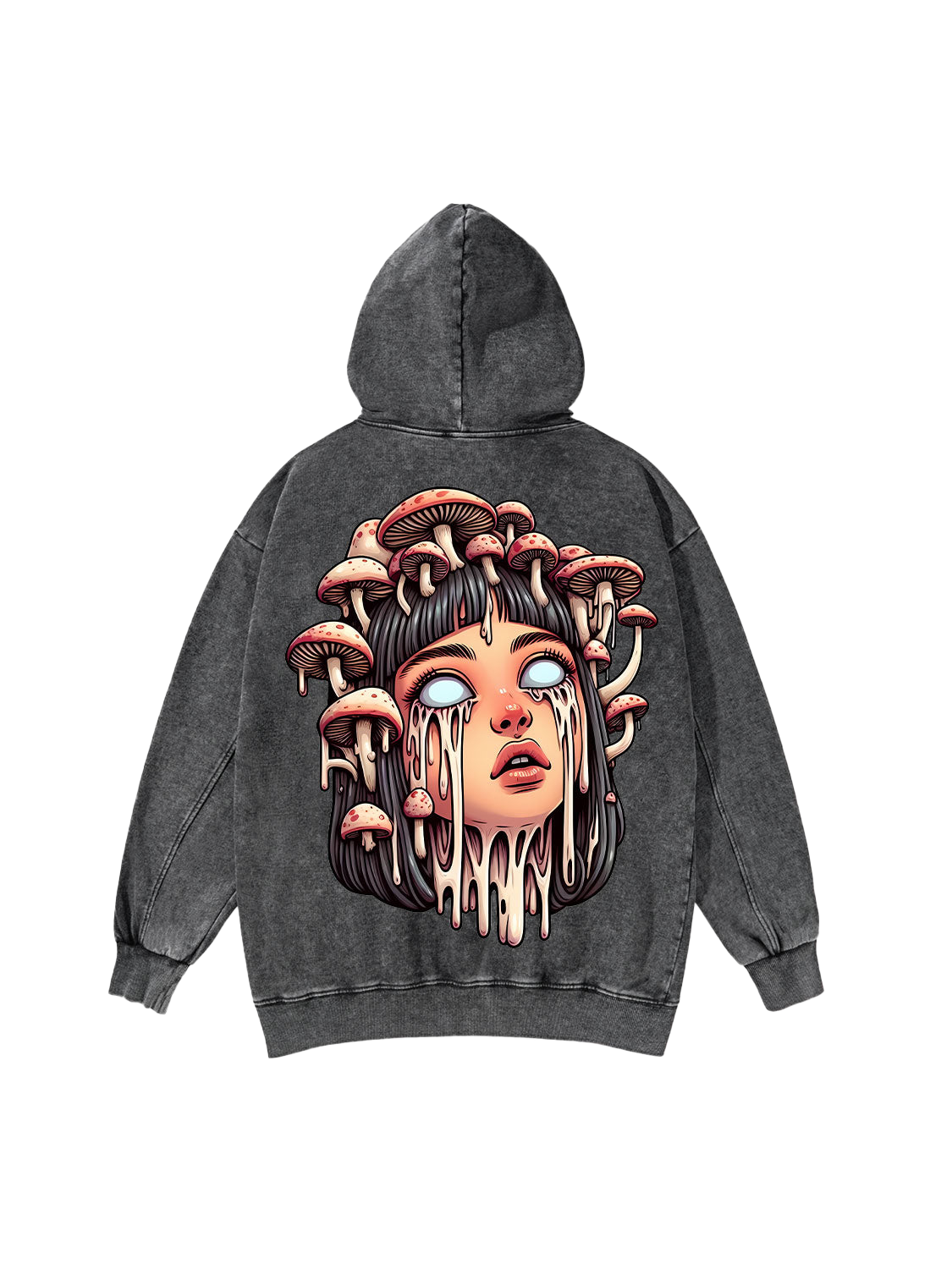 MELTING GIRL WASHED HOODIE-ClassyOutlaw Sale