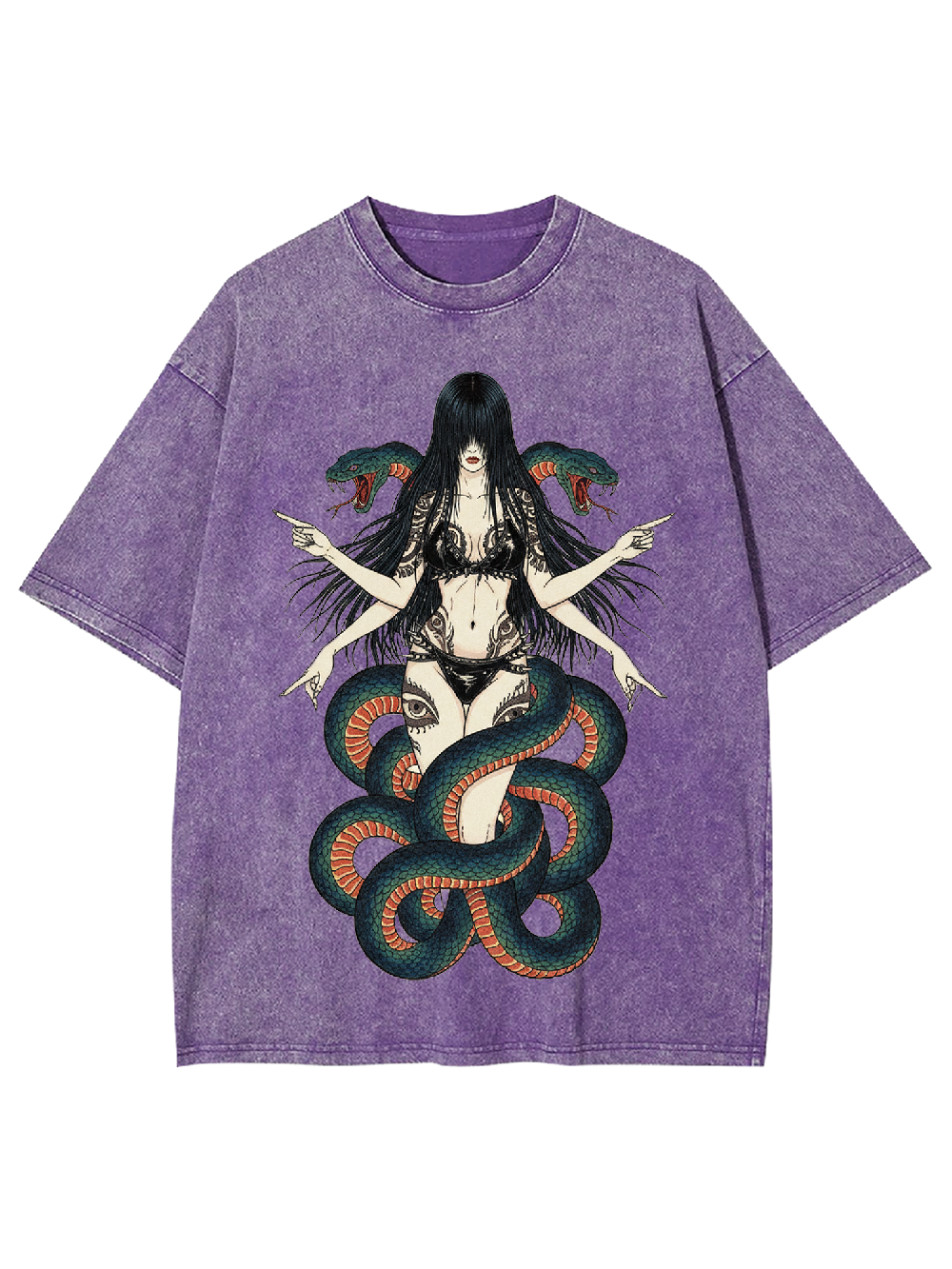 Serpent Goddess Washed Tshirt