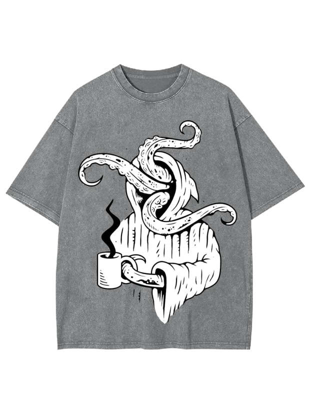 Need Some Coffee? Washed Tshirt