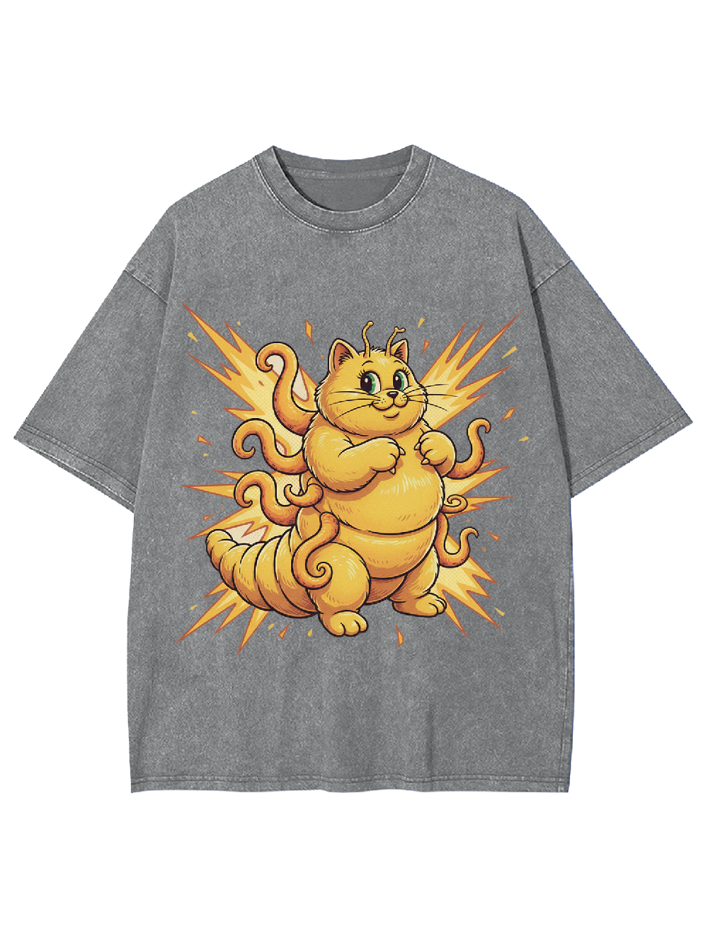 King Cattopus Washed Tshirt