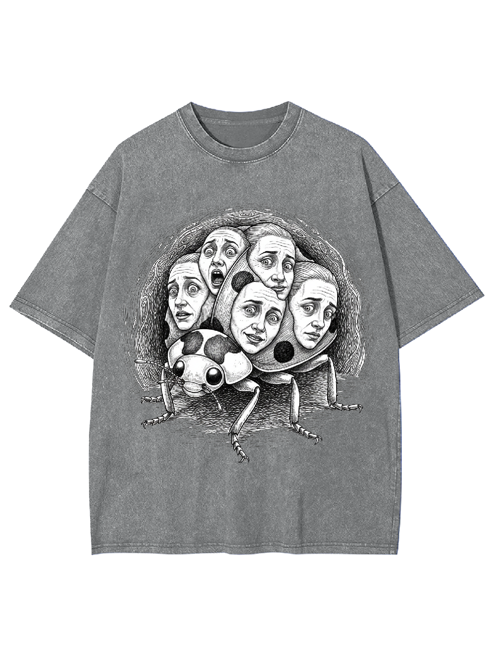 Facebug Phantom Washed Tshirt