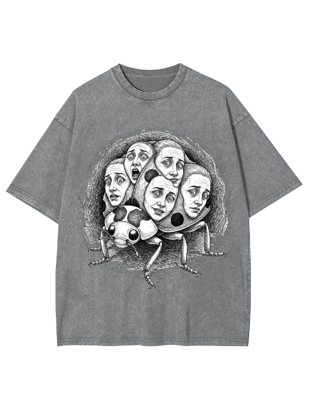 Facebug Phantom Washed Tshirt