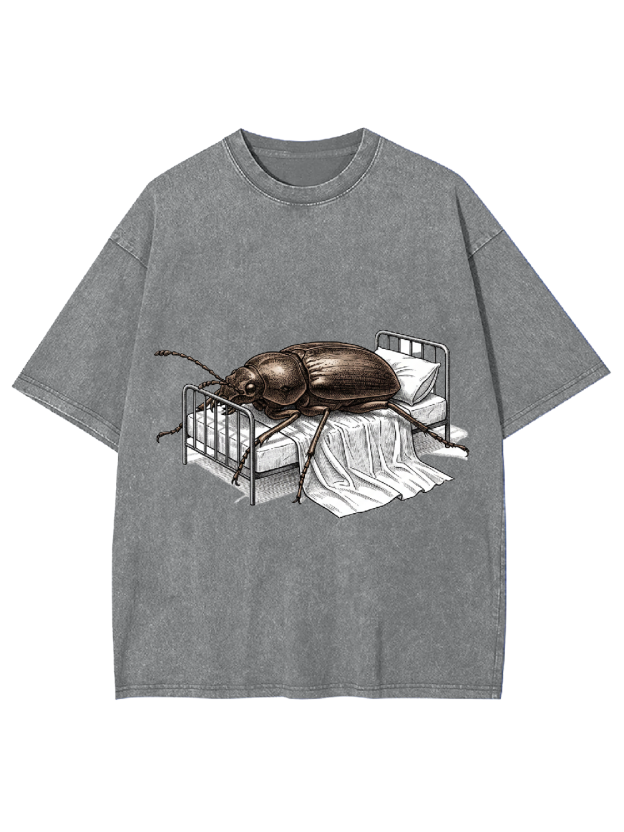 Bedbound Beetle Washed Tshirt