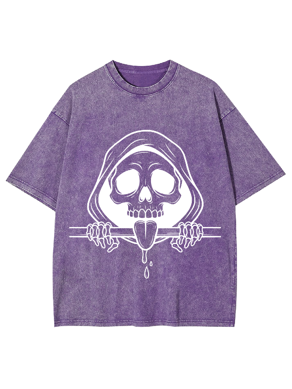 Skull Phantom Lick Washed Tshirt